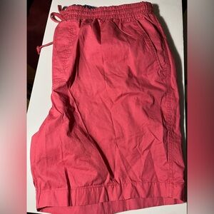 Chaps Coral and Charcoal Shorts